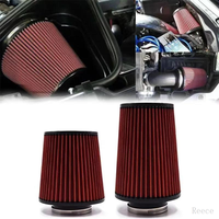 Universal High Flow Intake KN Air Filter 102mm 89mm 76mm 3 3.5 4 Inch Cone Tapered Air filters for K＆N 14084-2 Car Mushroom Head