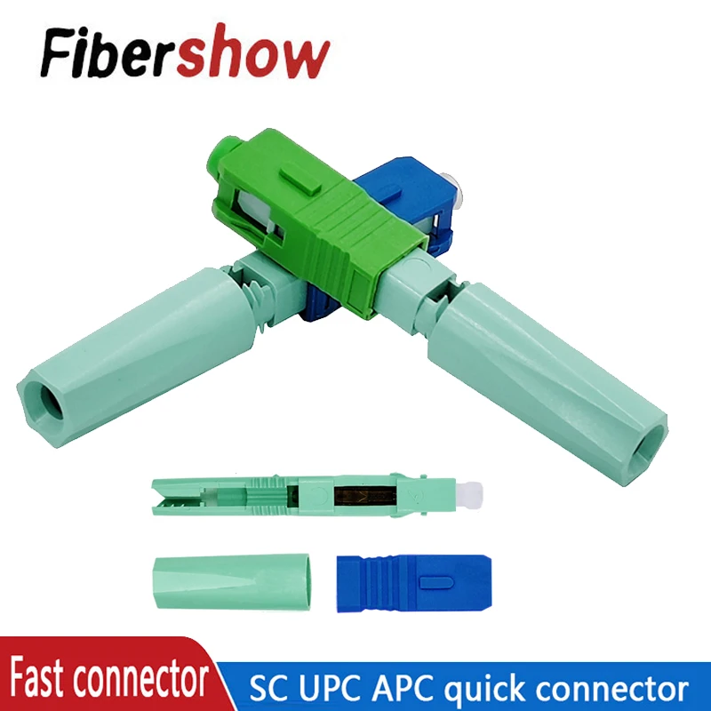 Fibe quick connector FTTH SC UPC Optical SC FTTH Fiber Optic Fast Connector Embedded High Quality SC APC