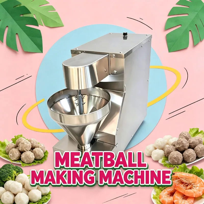 Electric Automatic Meatball Making Machine Small Tabletop Commercial Meatball Forming Machine
