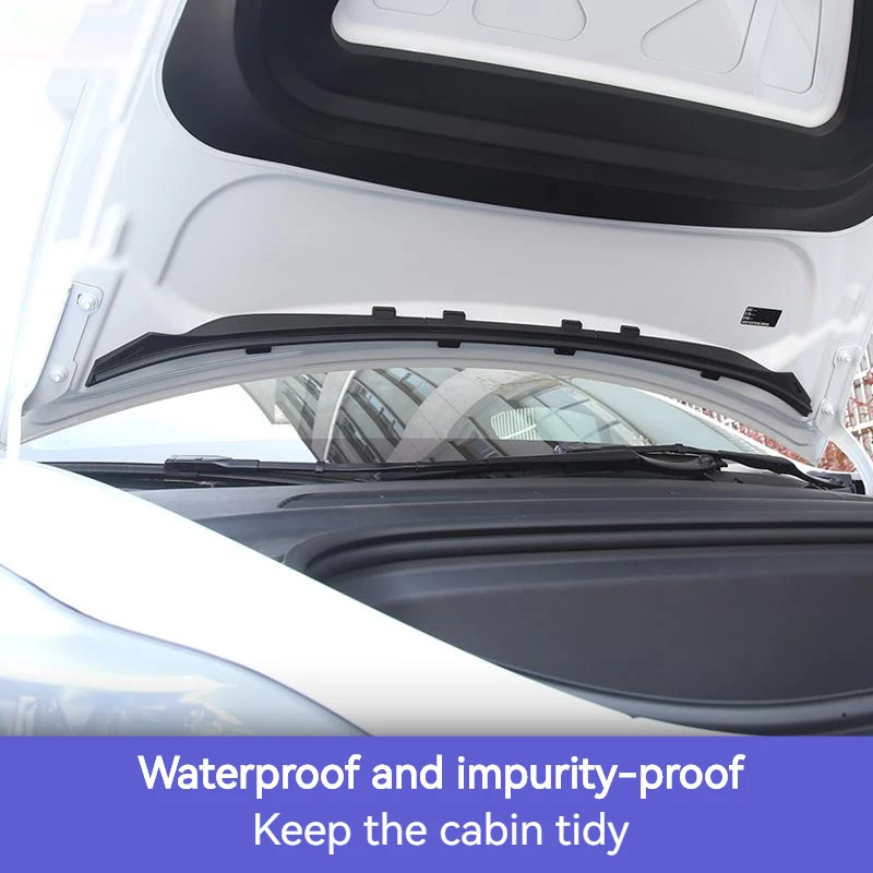 For Tesla Model 3/Y 2018-2023 Front Waterproof Chassis Cover Water Strip Air Inlet Protective Cover Modification Accessories