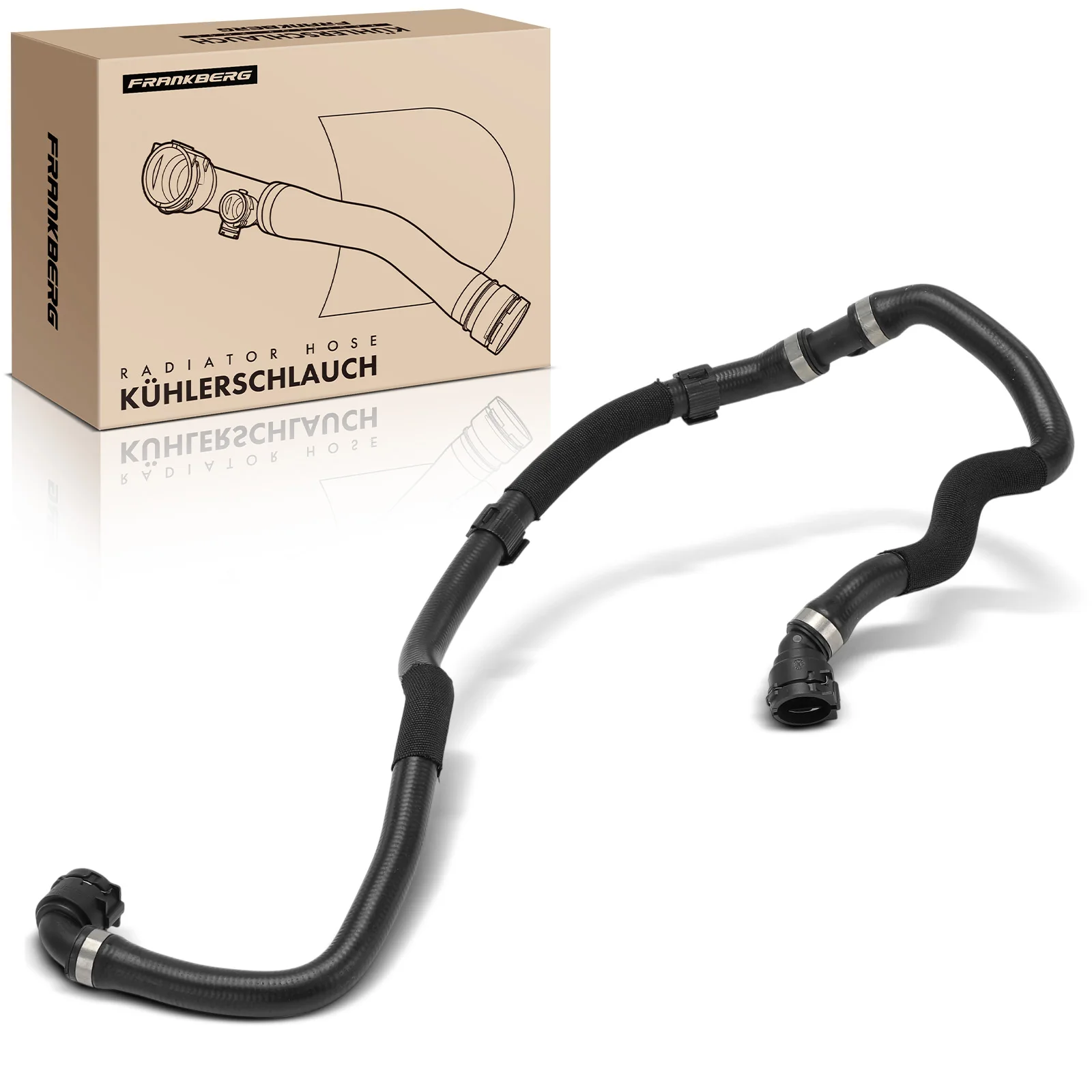 Frankberg 1x Kühlerschlauch Kühlwasserschlauch für BMW X3 F97 G01 G08 X4 F98 G02 Bj ab 2017 17129894741 17127535542