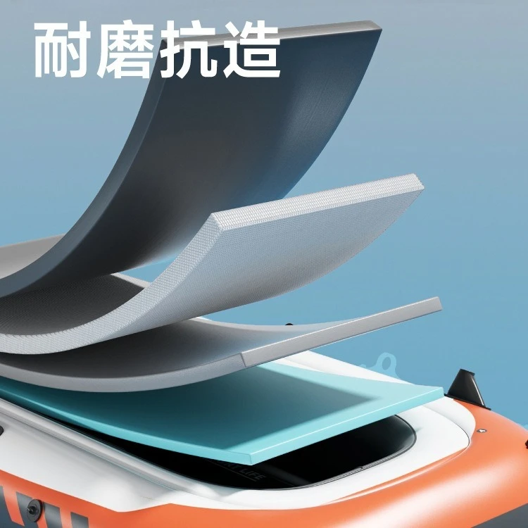 Bote inflable para Kayak, bote de goma, bote de asalto grueso, pesca salvaje