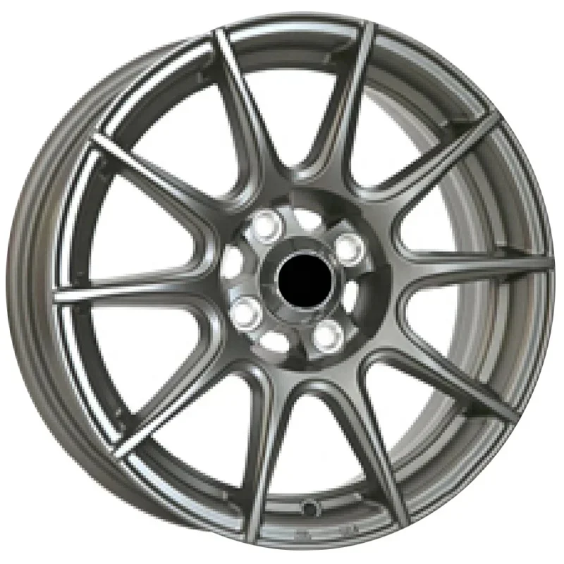 Aluminum gunmetal/grey 4x108 5x100 15 inch Passenger car alloy wheels ,Wheels rim 5x114.3