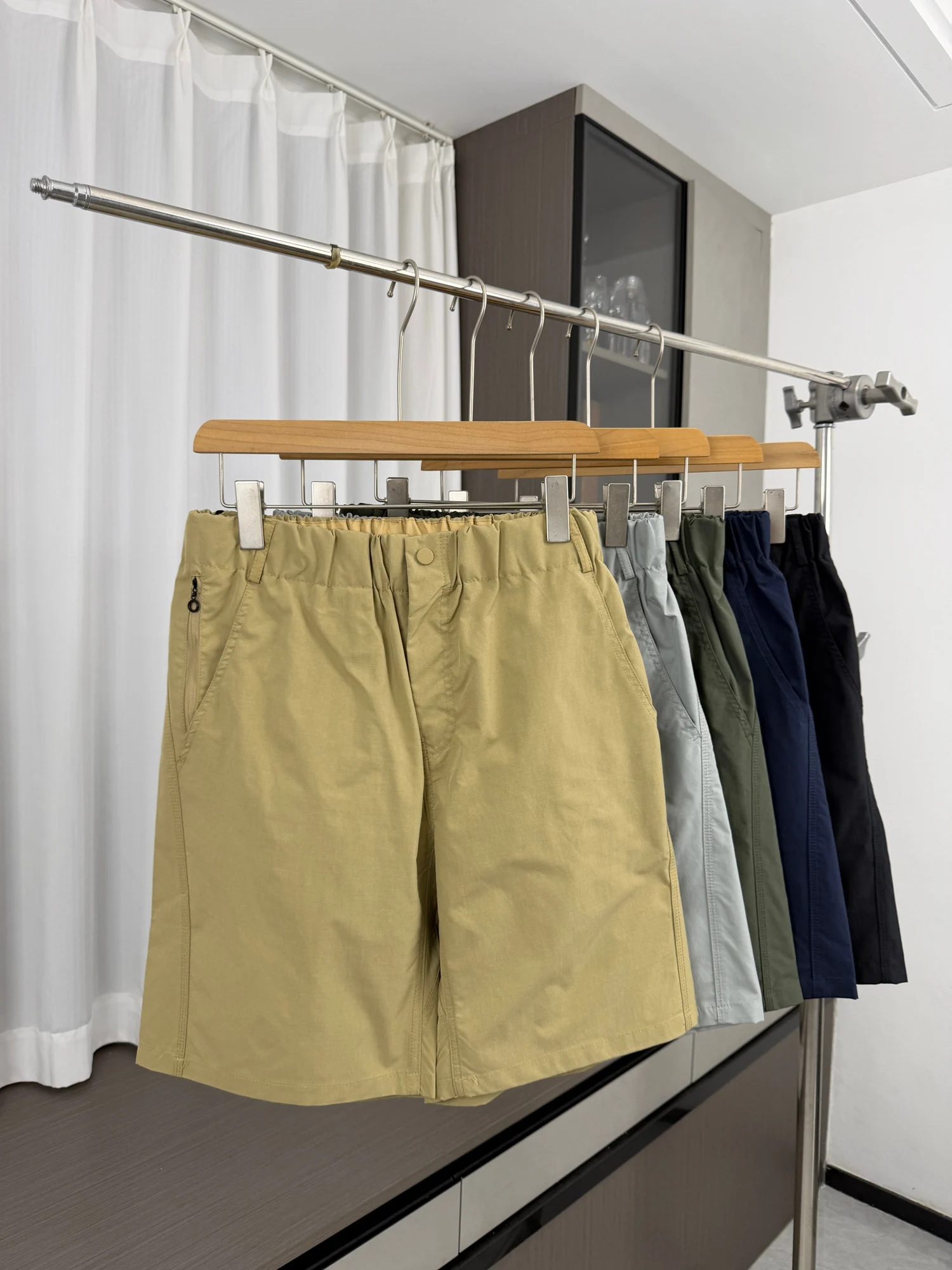 Functionality Outdoor Shorts Men's Summer Thin Quick Dry Sports Casual Straight Leg Short Pants Breathable Wear Resistant