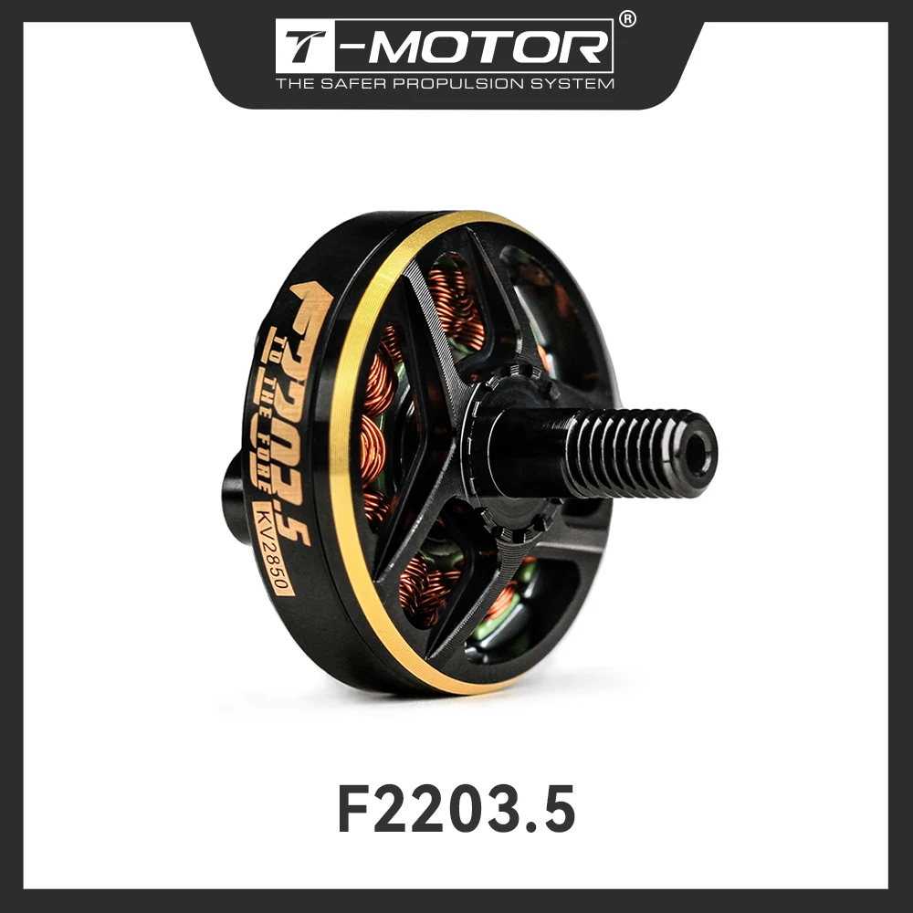 T-MOTOR F2203.5 Fpv Racing Drone Motor 3-6S KV1500/KV2850/KV3550 Brushless Motor For FPV Freestyle Version Quadrotor