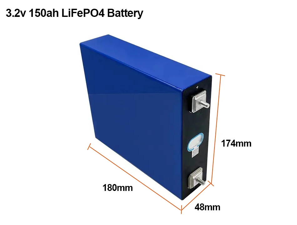 POWLAND 4PCS 3,2 V 320Ah 280Ah 150Ah 100Ah LiFePO4 akku DIY 12V Für Elektrische Auto RV solar Energie Golf Warenkorb EU – Detail 12