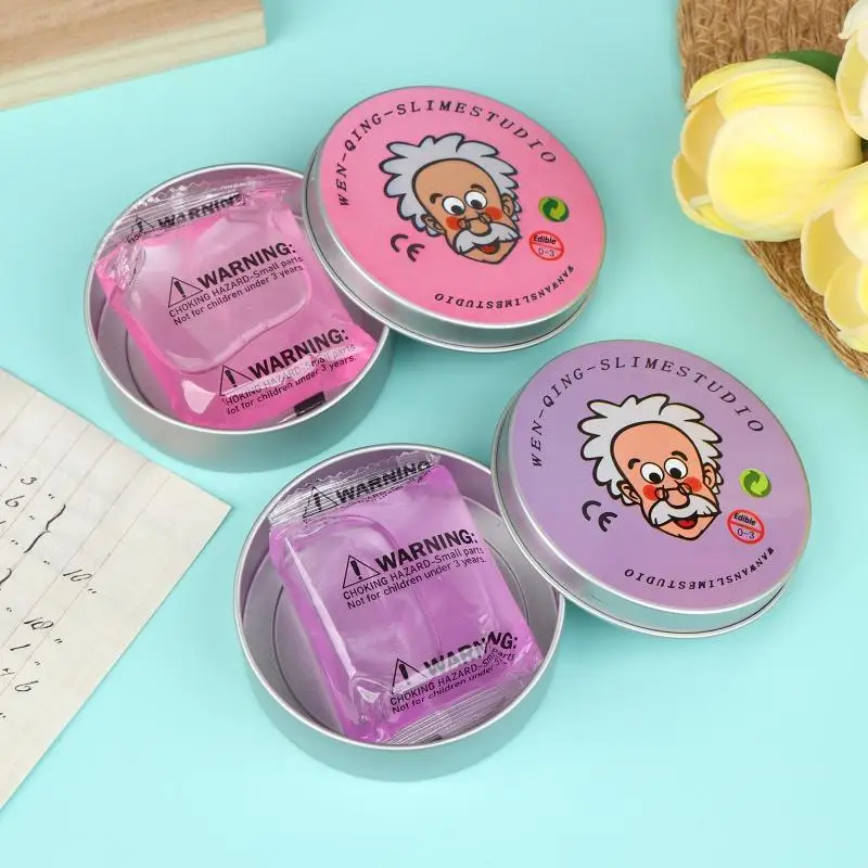 

Красочная жидкая стеклянная хрустальная грязевая слизь - антипригарная декомпрессионная игрушка для снятия стресса для детей и взрослых, сенсорный подарок непоседы