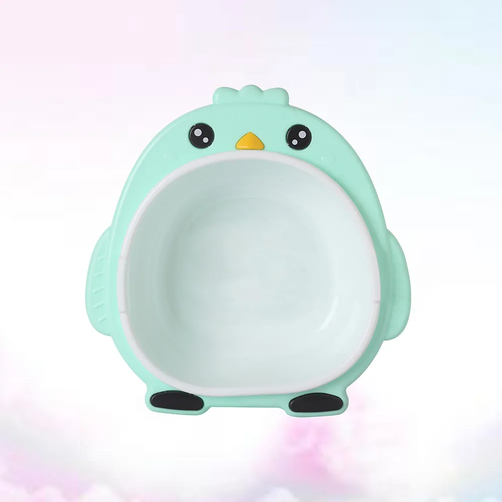 漫画のクマの形をした赤ちゃん用洗面器、厚くて丈夫なプラスチック製の幼児用洗面器、多機能子供用洗面ボウル