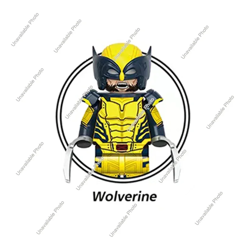 HEROCROSS 1PCS Action Figures New Wolverine Deadpool Building Blocks toy Series G0172 G0173 G0174 G0175 G0176