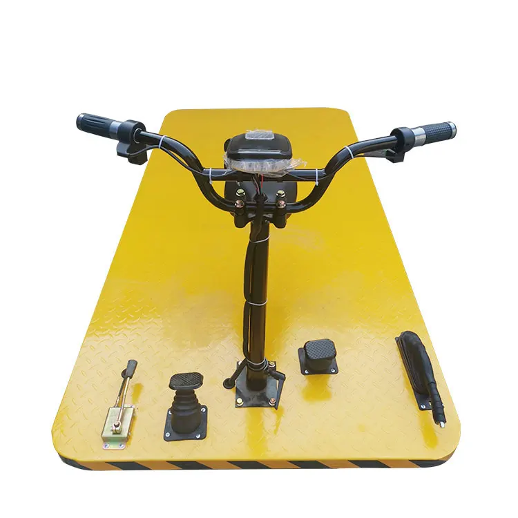 

Hot sale supermarket 800kg electric four wheels platform trolley for transport