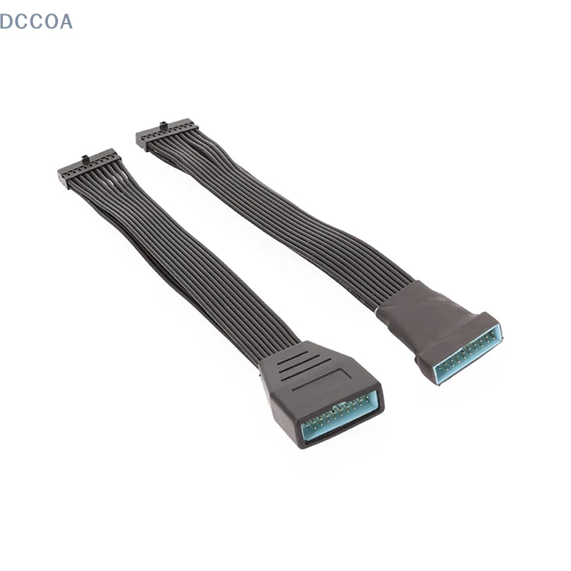 

USB 3,0 головной удлинитель кабеля низкопрофильный USB 3,0 Внутренний 19/20 контактный разъем удлинитель адаптер материнской платы 5,9 дюйма