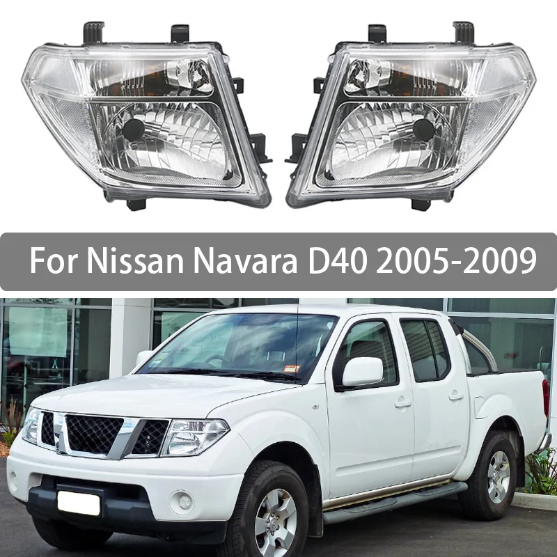 Phare pour Nissan Navara D40 2005 2006 2007 2008 2009 phare lampe frontale 26010-EB71B 26060-EB30A