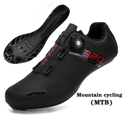 Obuwie rowerowe męskie Speed Speed wyścigi drogowe SPD buty wyścigowe knagi MTB sportowe buty Unisex buty wyścigowe