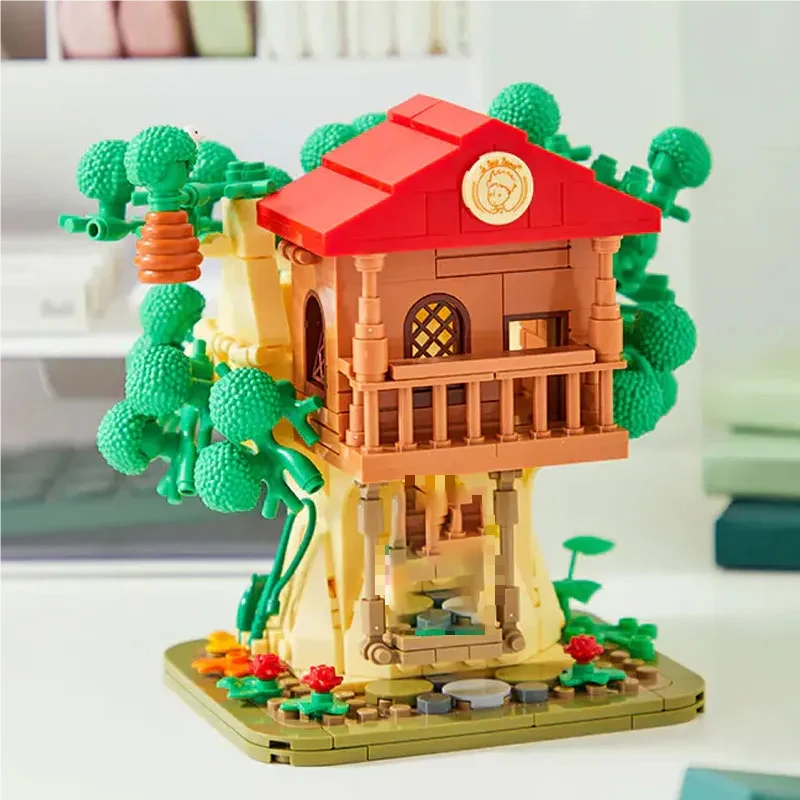 Creative Expert MOC Petit Prince Tree House Building Blocks Classic Anime Hut Model Brick Education Assembly Toys for s Gift