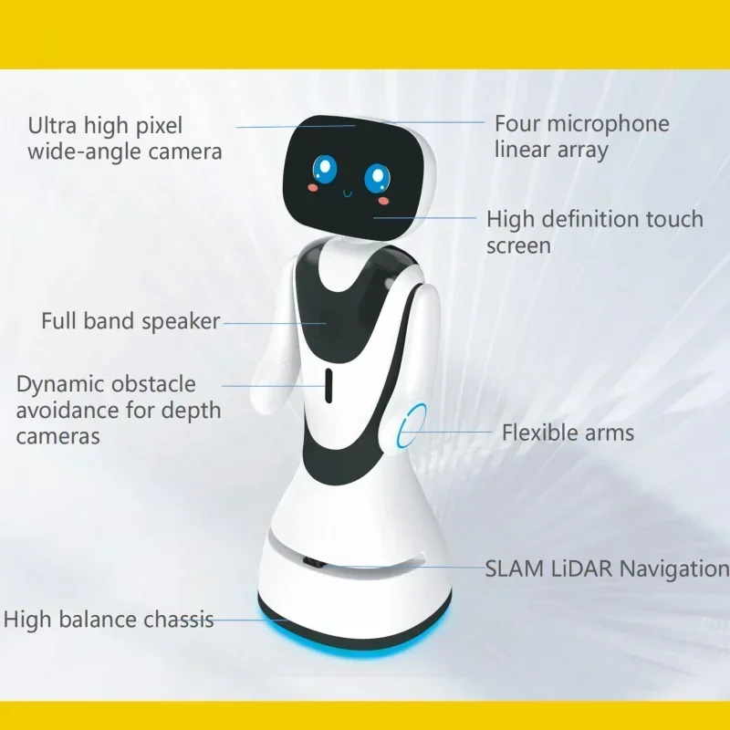Hot SalesReception And Welcome Service Robot Humanoid Smart Intelligent Commercial Coffee Shop For Restaurant Robot For Hotel