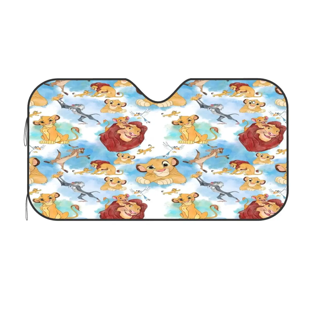 

The Lion King Car Windshield Sun Shade Aluminum Foil Polyester Sun Protection Universal Auto Front Window Shade for Cars