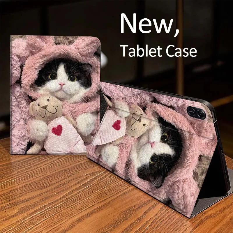 

Cartoon Cute Cat Pattern For MediaPad MatePad Air SE Pro M6 M5 M2 T10s T5 10 11 12.6 11.5 12 X 10.8 Inch 10.1 Tablet Case