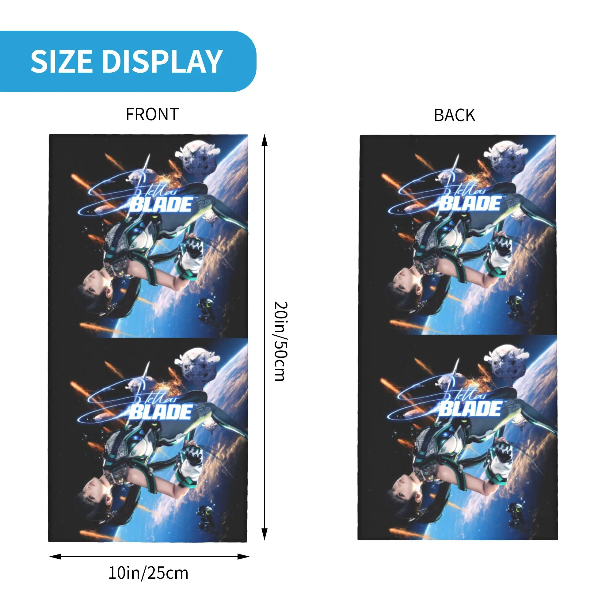 مخصص الكورية عمل مغامرة لعبة Stellar بليد الكرتون باندانا الرقبة الجراب للمشي الصيد التفاف وشاح بالاكلافا أكثر دفئا #2