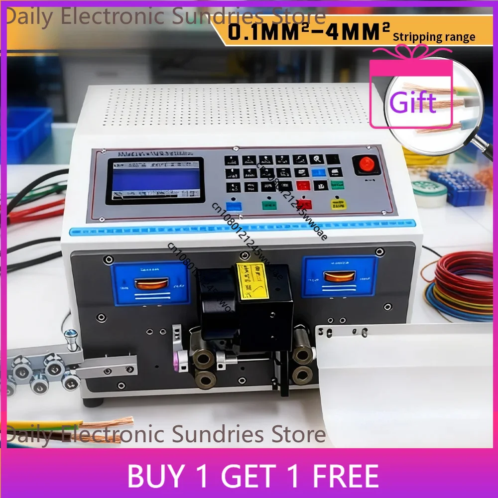 In stock  ZSKJ 0.1-4mm2 Automatic Computer Wire Stripping Machine Intelligent Control Cable Peeling Cutting Skinning