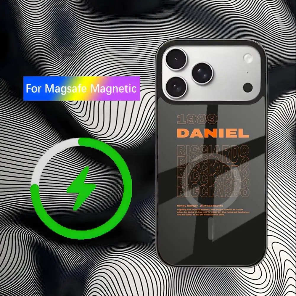 حافظة هاتف F1 Formula 1 رقم 66 لهاتف iPhone 17,16,15,14,13,12,11,Pro,Max,Plus,Mini,SE4,E شحن لاسلكي Magsafe مغناطيسي