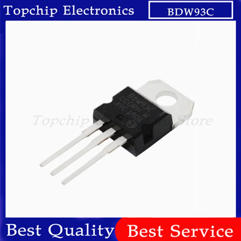 10pcs BDW93C TO-220 BDW93 TO220 Darlington Transistor BD241C BD242C BD243C BD244C BD911 BD912 BDW94C BDX33C BDX34C BDX53C BDX54C