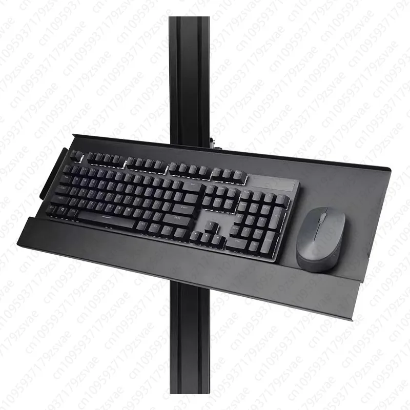 Aluminum bracket dedicated disk wireless mouse rotating keyboard holder wall mounted telescopic adjustment handle