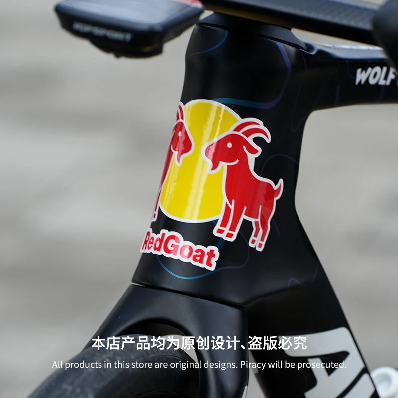 READU Bike Stickers Personalized Head Tube Sticker MTB Road Bicycle Frame Sticker Zodiac Decorative Decals bike accessories
