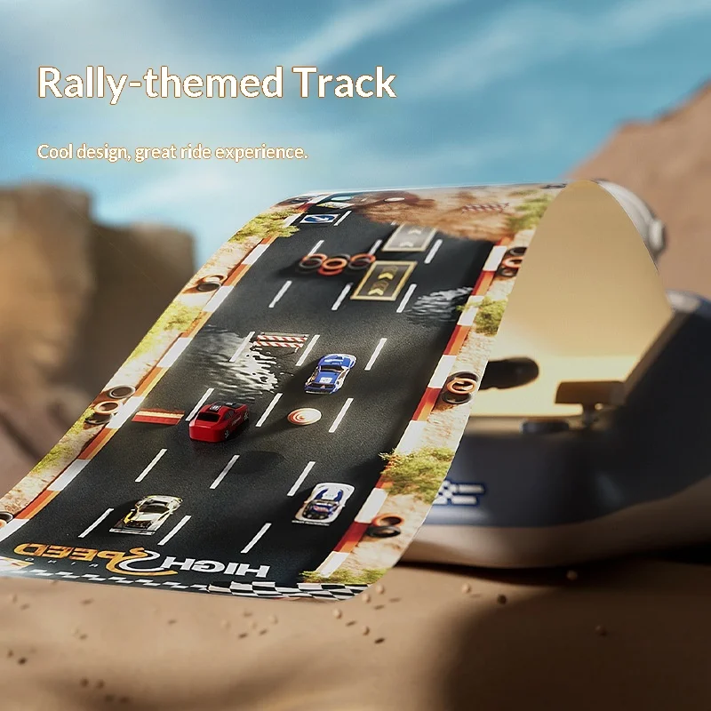 Kids Racing Car Adventure Game With Timer Steering Wheel Driving Toy Parent Child Interactive Toy Birthday Gift for Boy and Girl