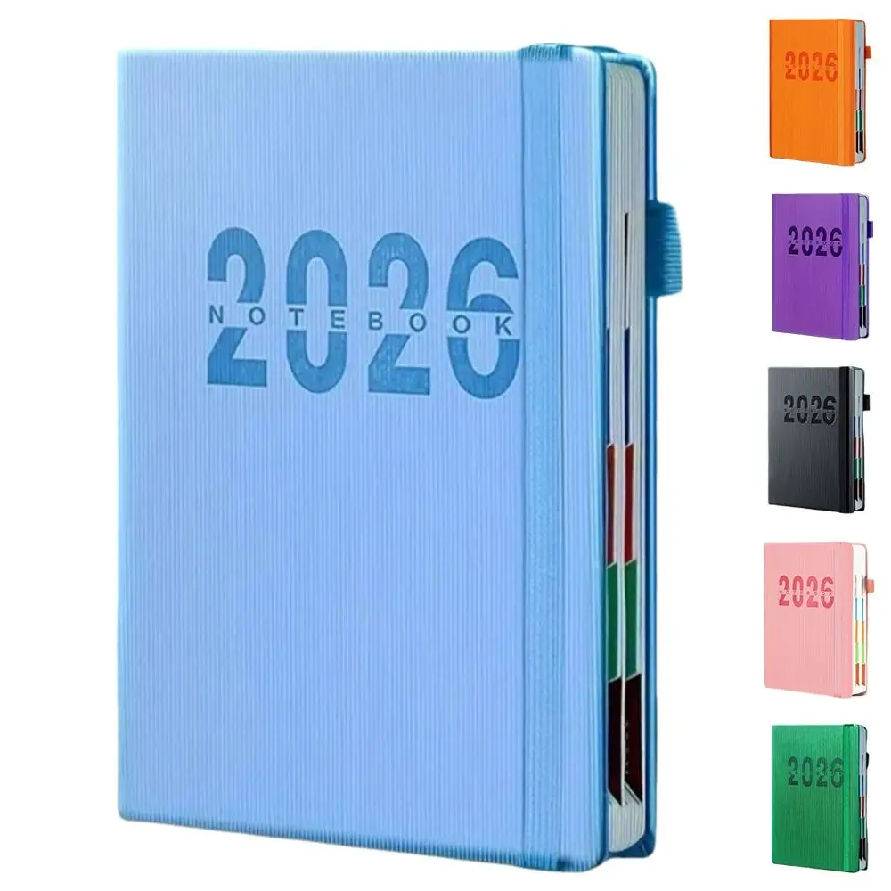 New A5 2026 Schedule Book Efficiency Manual English Notebook Time Management Diary Weekly Planner Students