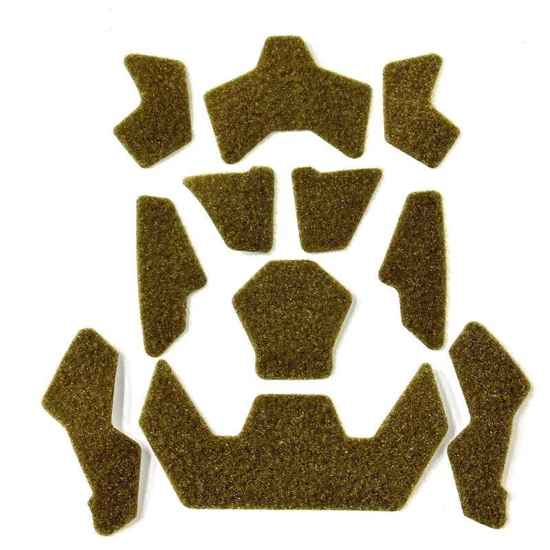 11pcs FAST Helmet Magic Sticker Airsoft Helmet Patches Hook and Loop Sticky for FAST Tactical Helmet Accessories