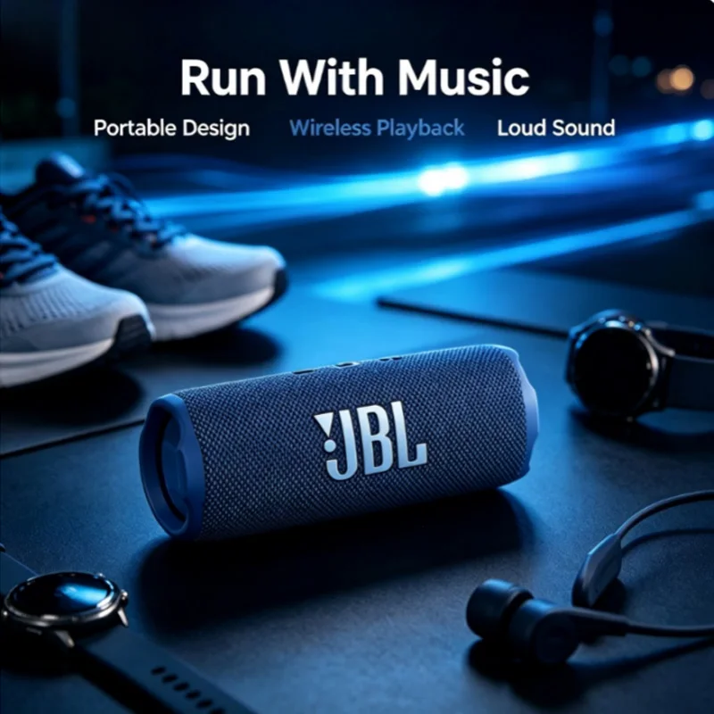 JBL Flip7 Wireless Bluetooth Speaker IP68 Waterproof Heavy Bass Stereo Outdoor Speaker 16H Playtime Party Stereo Pairing