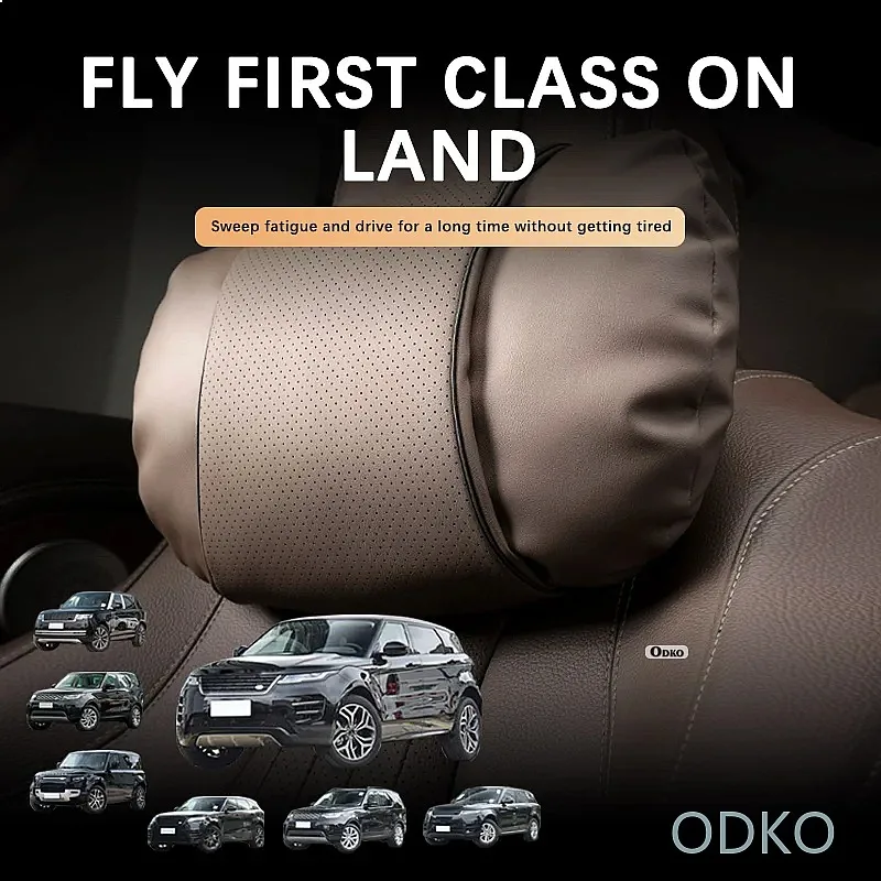 Car Neck Support Protect Pillow Auto Seat Headrest For Land Rover Range Rover Sport Evoque Defender Velar Discovery Freelander