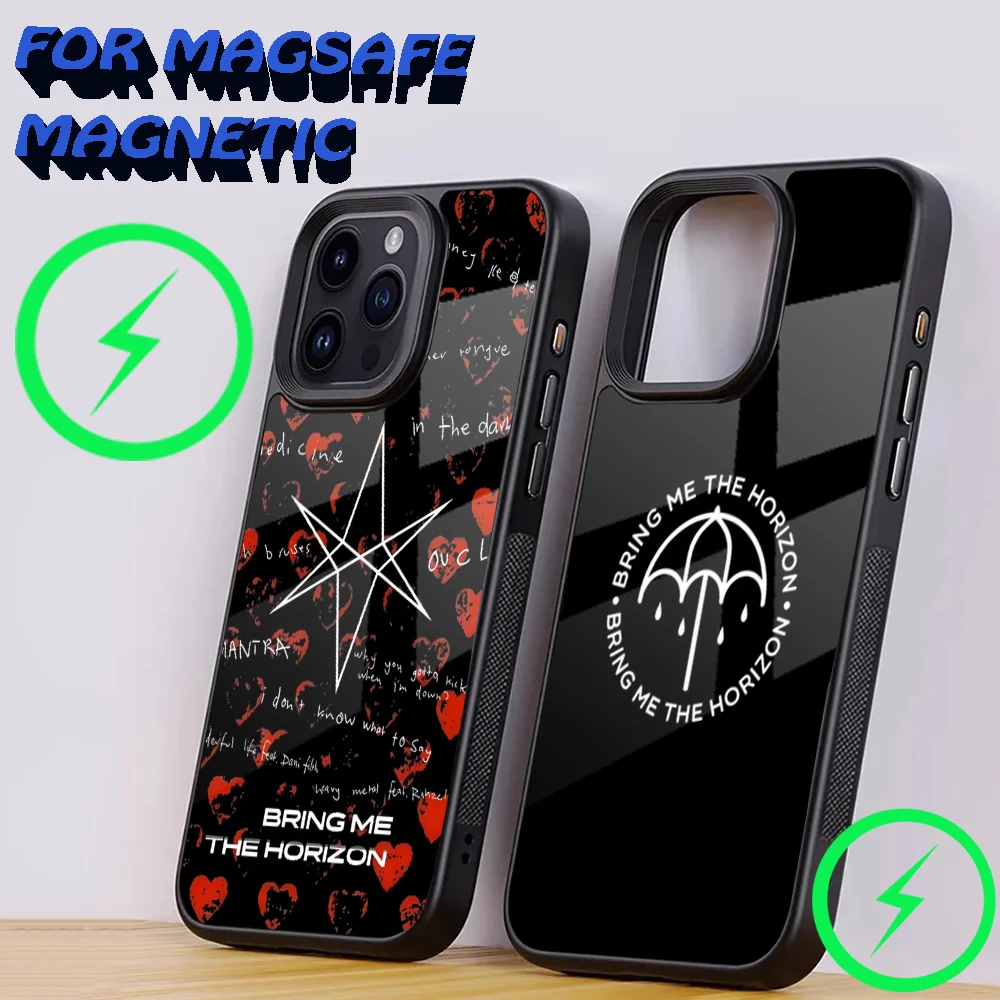 

Bring Me The H-Horizons Phone Case For iPhone 16,15,14,13,12,11,Plus,Pro,Max Mini Magsafe Magnetic Wireless Charging