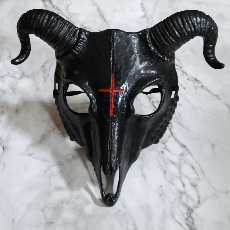 Halloween Goat Mask, Sheep Bone Skeleton Mask, Costume Party, Animal Mask Cosplay Mask