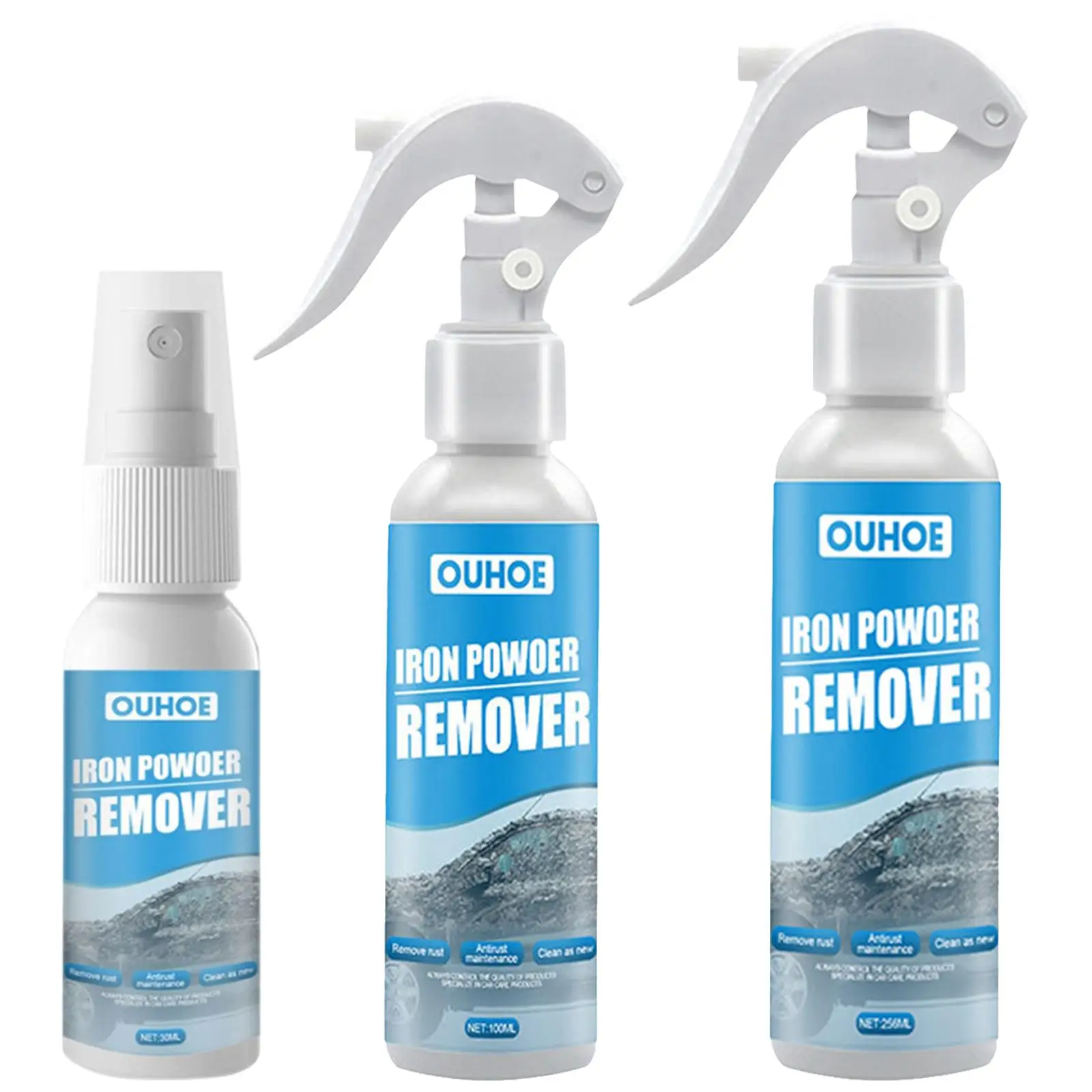 Derusting Rust Remover Spray, manutenção do carro, anti inibidor de ferrugem