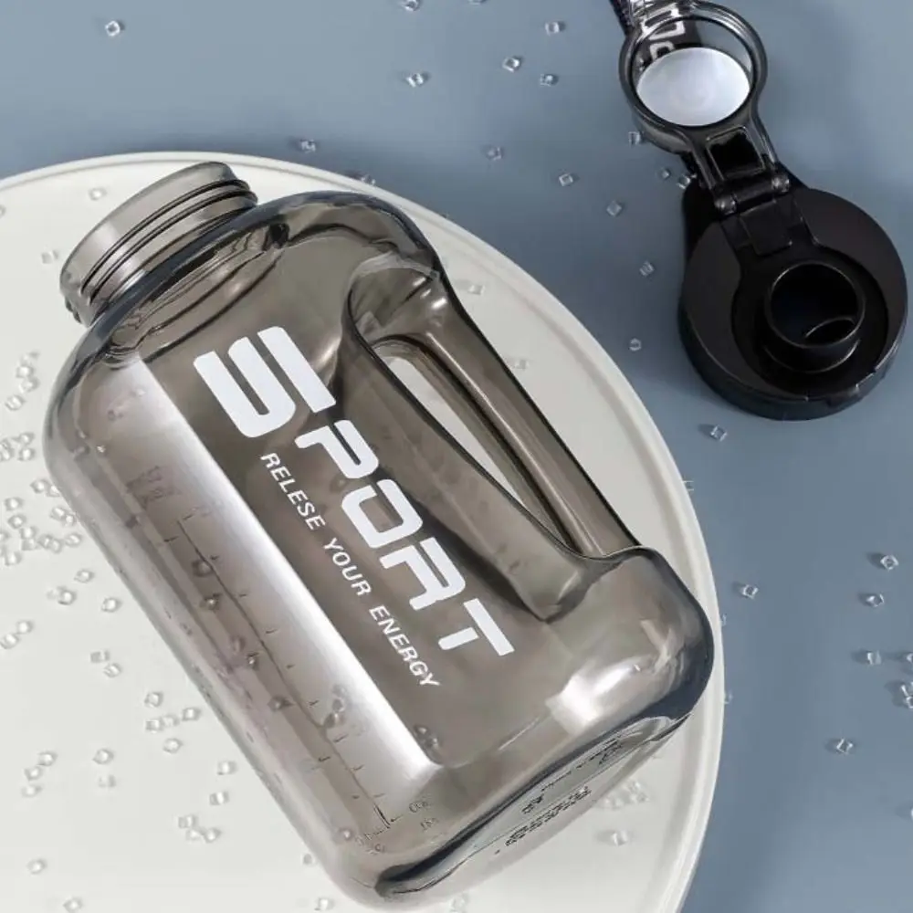 

Large-Capacity Sports Water Bottle 1.2L/1.7L/2.5L Leak Proof Fitness Drinking Cup Plastic with Scale Bicycle Water Bottle