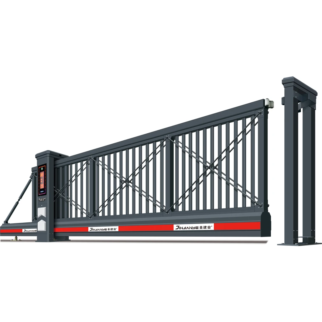تخصيص في الهواء الطلق مدخل درب السلامة البوابة الرئيسية التجارية التلقائي سياج ناتئ تعليق الباب #1