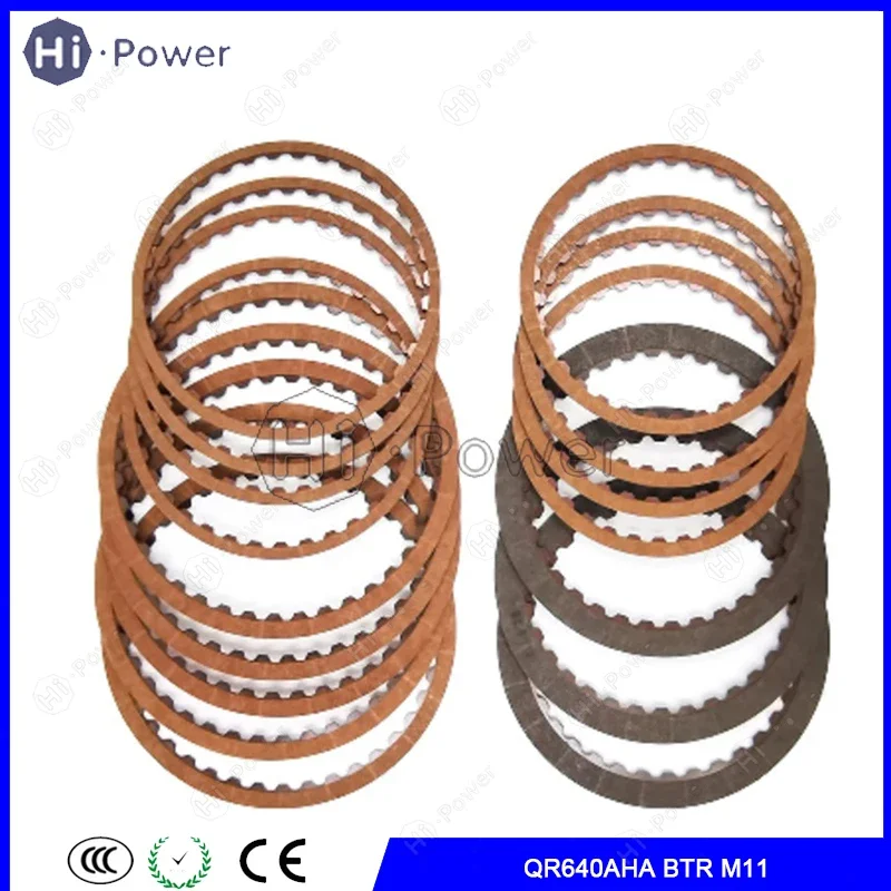 M11 BTR QR640AHA 6-Speed Automatic Transmission Clutch Friction plate kit For SSANGYONG GEELY Gearbox Clutch Disc