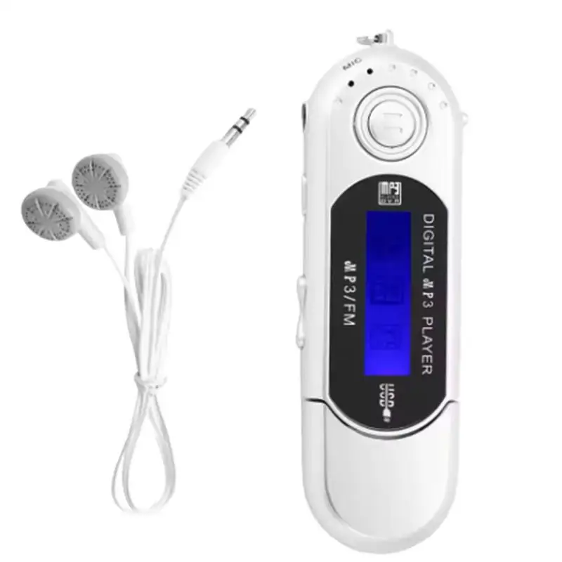 MP3-плеер с батарейным питанием, цифровой MP3-радио, USB-автомобильный музыкальный плеер с экраном дисплея для кемпинга, кухни, ежедневного использования