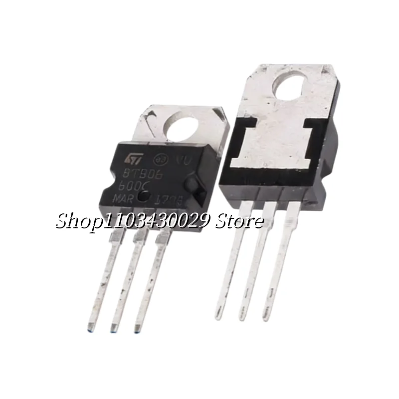 10Pcs New original BTB06-600C TO-220 6A 600V bidirectional thyristor