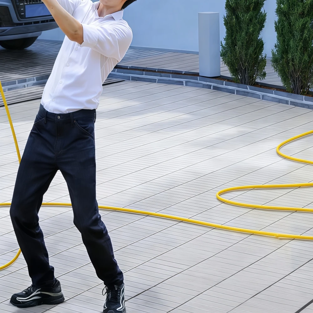 5-20 Meter Hochdruckreinigungsschlauch 5800 psi Autowäscheschlauch Wasserwäscheverlängerungsschlauch für Karcher Lavor Bosch Patriot Nilfisk Huter Portland – Detail 7