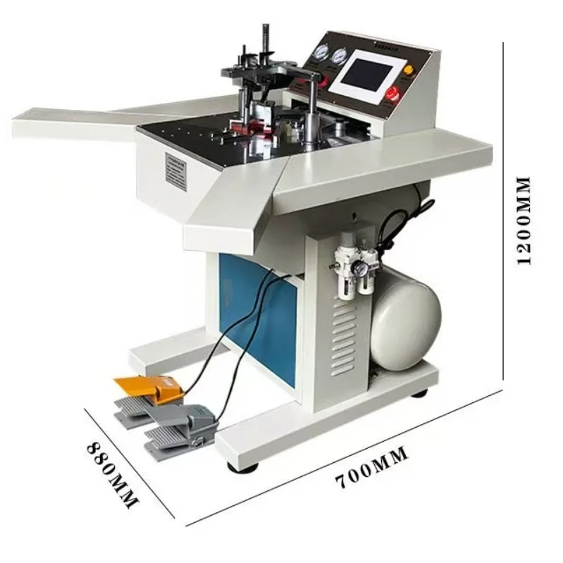 Hot Sale CNC Hardwood Line Nailing Machine Smart Touch Screen Vertical Automatic Corner Stitching Machine Motor Core Components