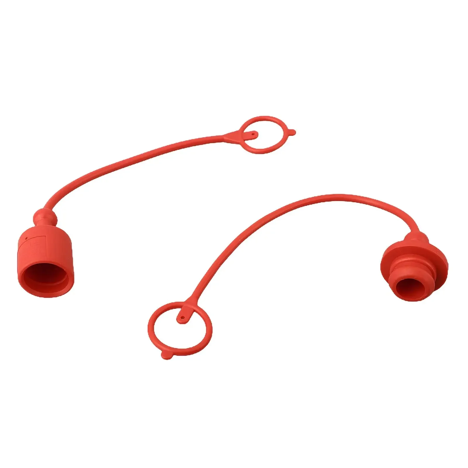 4 Pairs Hydraulic Quick Coupler Male And Female Cover Made Of PVC Rubber For Hydraulic Equipment ISO7241 A Standard