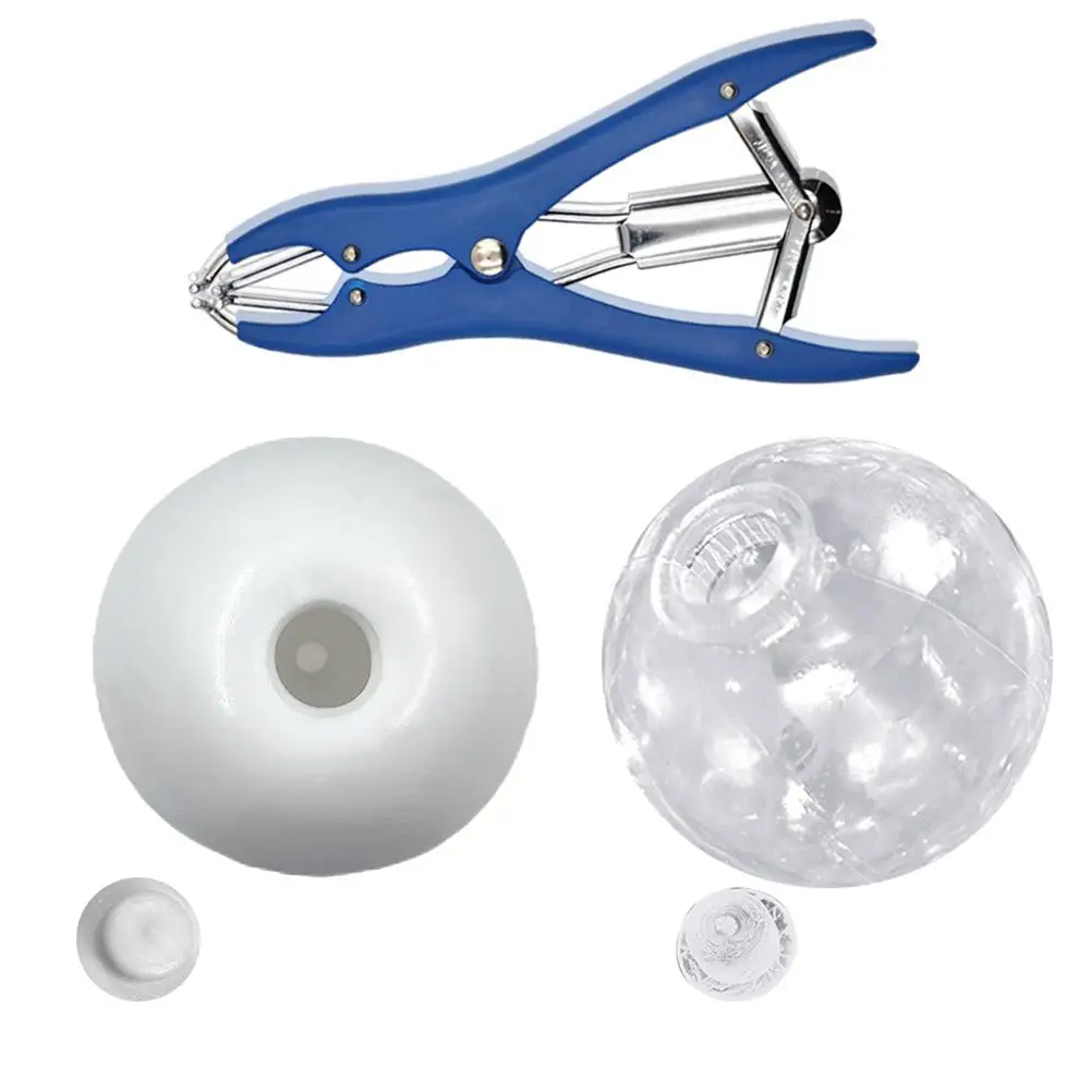 

8 шт. прозрачный домашний жидкий шарик DIY жидкий шарик белый молочная игрушка шарик ручной работы TPR пустой зажим X5P2