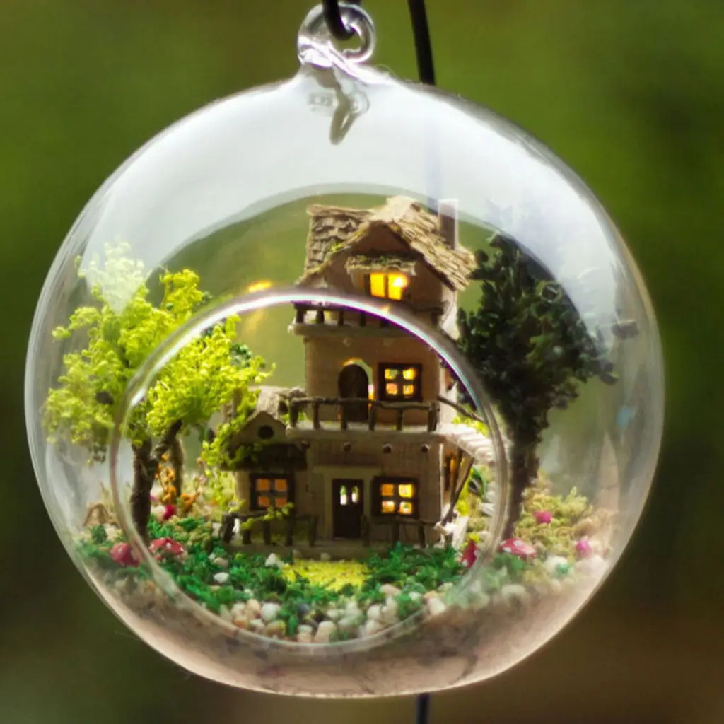 لتقوم بها بنفسك كرة زجاجية المشهد الصغير منزل صغير ثلاثية الأبعاد اللبنات لغز لعبة تعليمية هدية رومانسية للأزواج بنين بنات 2025 #5