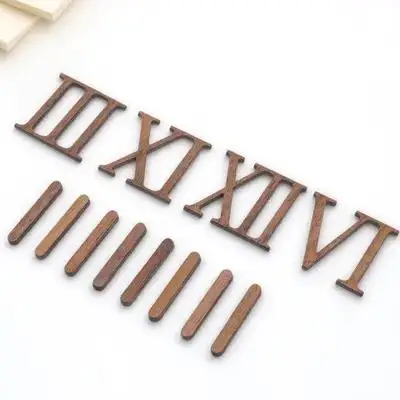 1 set di parti di ricambio per kit orologio con numeri romani durevoli per parti di ricambio per lancette decorative per orologio da parete fai-da-te