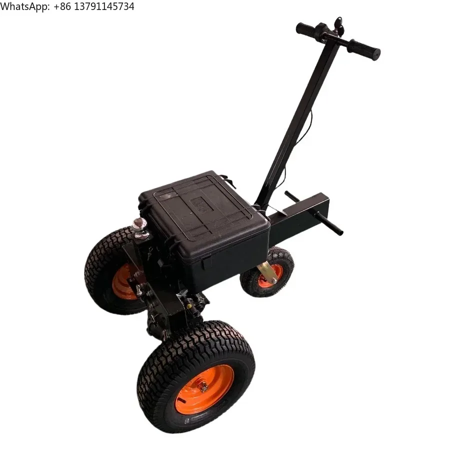 

Electric Trailer Adjustable all-terrain steel cargo for towing and moving