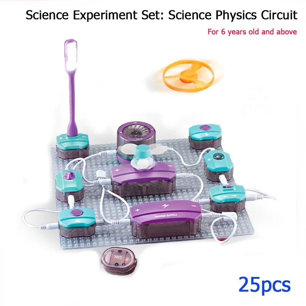 

Обучающие блоки по физике, набор из 25 предметов для детей 6 лет и старше