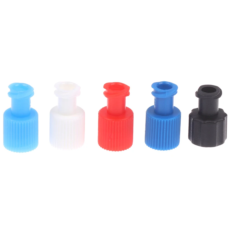 10Pcs PP Male Female Luer Lock Integrated Plug Adapter Air Valve Pipe Dispensing Glue Syringe Barrel Fitting Connector End Caps