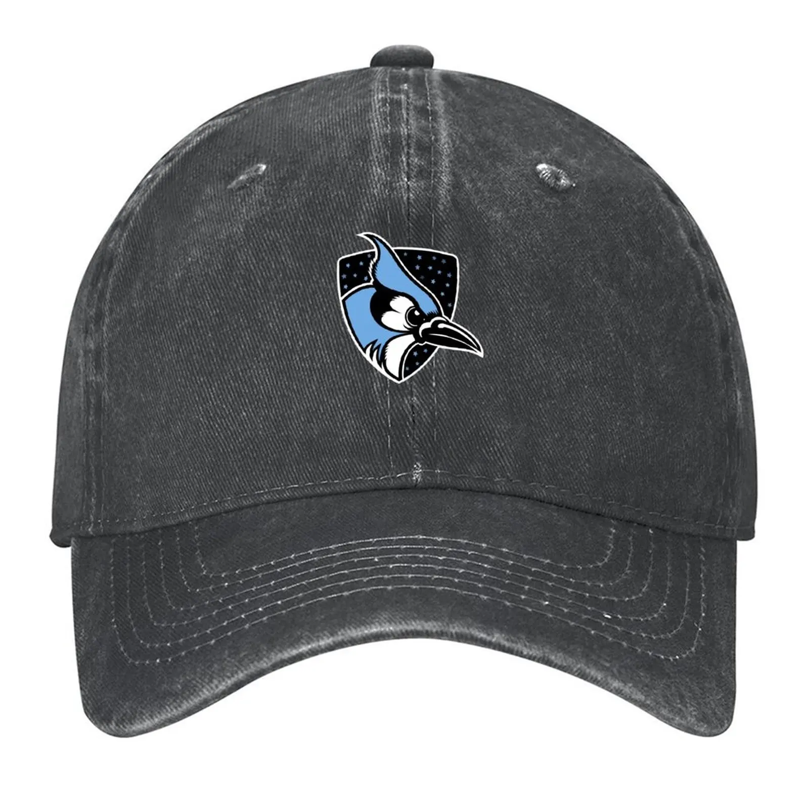 

Blue Starred Johns Hopkins Blue Jay Logo Baseball Cap Hat Baseball Cap designer cap Designer Hat Men Golf Wear Women's